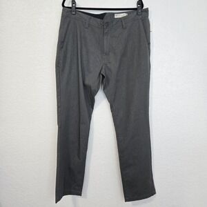Volcom Men's Charcoal Gray Chino Pants Size 36 "True To This" Style New With Tag